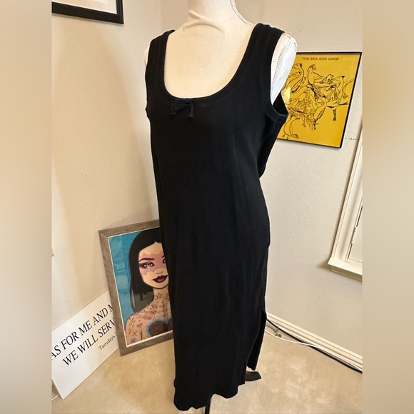 Lauren Ralph Lauren Dresses & Skirts - Lauren Ralph Lauren Black Sweater Maxi Tank Dress Size Large